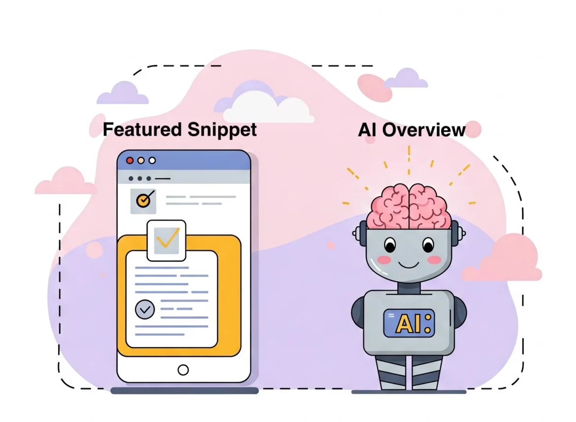 Featured Snippets vs AI Overviews